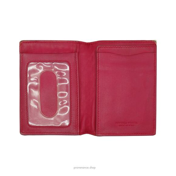🔴 Bottega Veneta Pocket Organizer Wallet - Raspberry - Picture 5 of 7